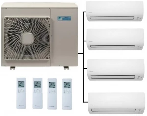 Daikin 4MXM80A Outdoor Unit - 4 Indoor Units 3 Daikin 4MXM80A Outdoor Unit - 4 Indoor Units