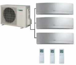 Daikin 3MXM52A Outdoor Unit - 3 Emura Indoor Units