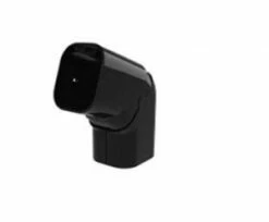 Black Trunking Jointed Elbow - CPS72