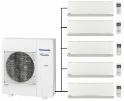 Panasonic CU-5Z90TBE Outdoor Unit - 5 Etherea Indoor Units