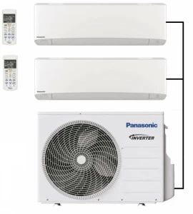 Panasonic CU-2Z50TBE Outdoor Unit - 2 Indoor Units 3 Panasonic CU-2Z50TBE Outdoor Unit - 2 Indoor Units