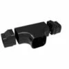 Black Trunking Tee Piece - DT72 -HVAC Sales Shop Tee Black