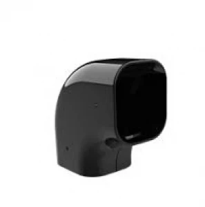 Black Trunking Horizontal Elbow - CP72 3 Black Trunking Horizontal Elbow - CP72